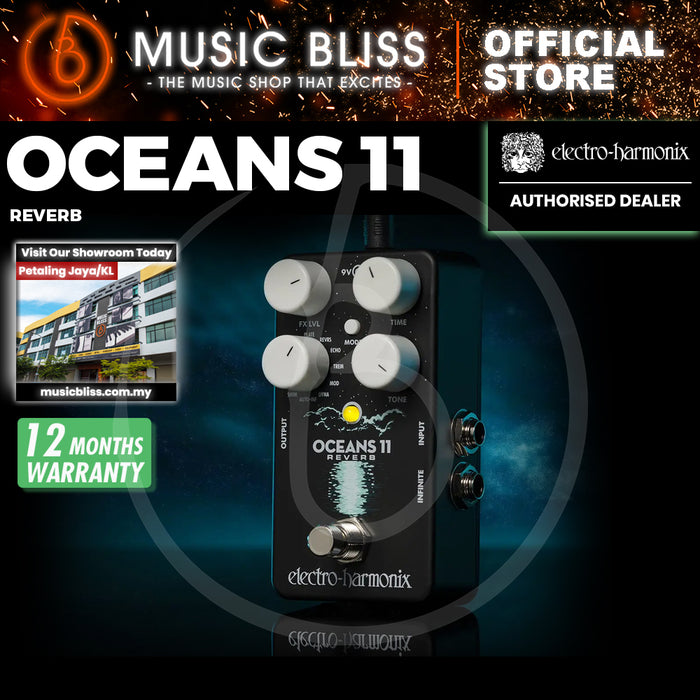 Electro Harmonix Oceans 11 Reverb Pedal