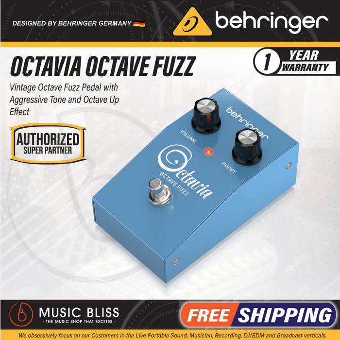 Behringer Octavia Octave Fuzz Vintage Octave Fuzz Pedal