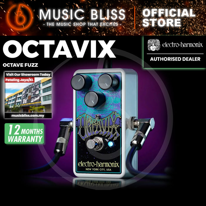 Electro Harmonix Octavix Fuzz / Octave Up Guitar Effects Pedal
