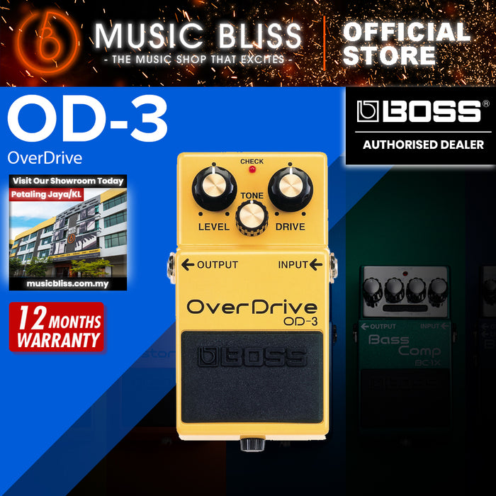 Boss OD-3 Overdrive Guitar Effects Pedal