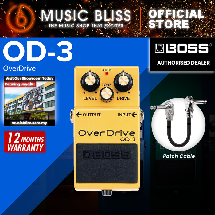 Boss OD-3 Overdrive Guitar Effects Pedal
