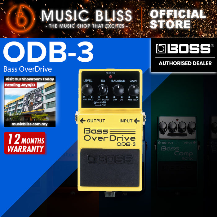 Boss ODB-3 Bass OverDrive Guitar Pedal