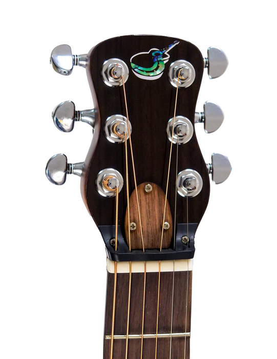 Journey Instruments OF312C Overhead+ Solid Top/Back Mahogany Acoustic Travel Guitar