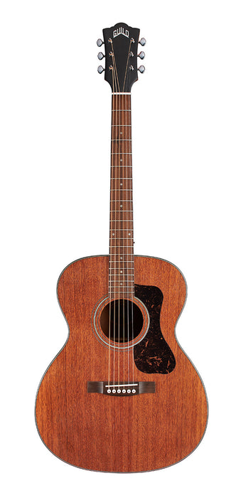 Guild OM-320 Acoustic Guitar - Solid Mahogany Top, Mahogany Back & Sides - Natural