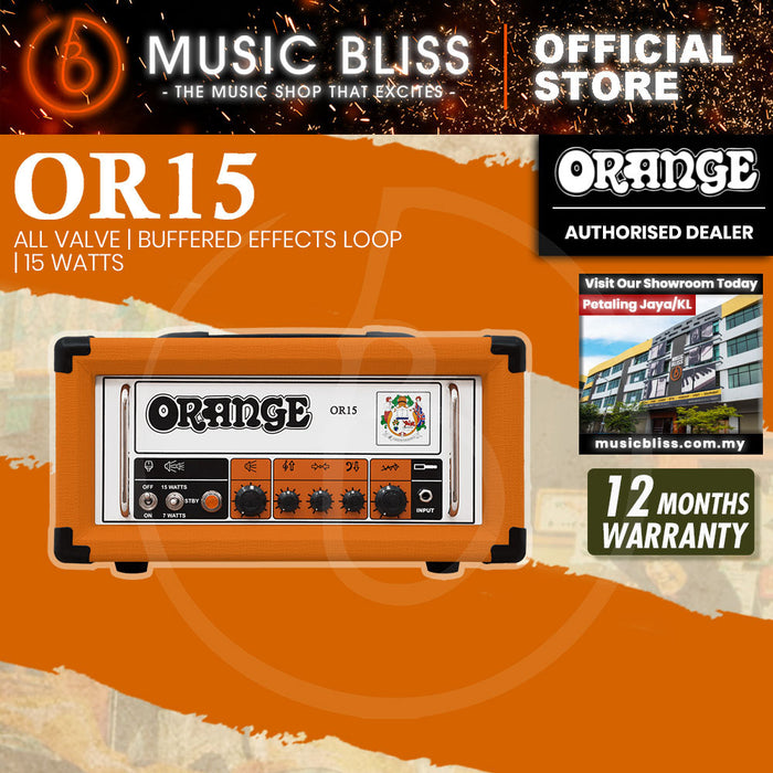 Orange OR15H 15-watt Tube Guitar Head