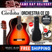 Cordoba Fusion Orchestra CE Tear Drop Burst - Solid Canadian Cedar Top, Rosewood Back & Sides with Pickup & Gator Guitar Case - Music Bliss Malaysia