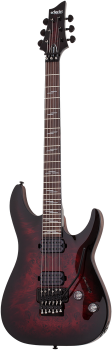 Schecter Omen Elite-6 FR Electric Guitar - Black Cherry Burst