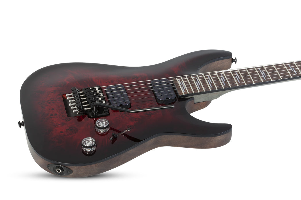 Schecter Omen Elite-6 FR Electric Guitar - Black Cherry Burst