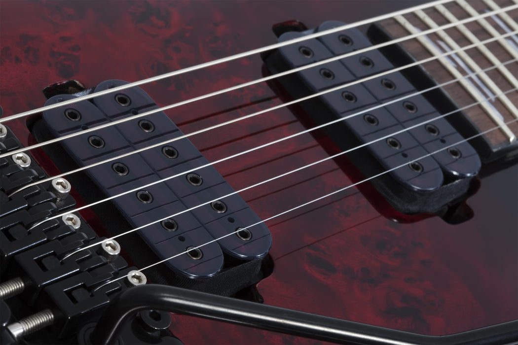 Schecter Omen Elite-6 FR Electric Guitar - Black Cherry Burst