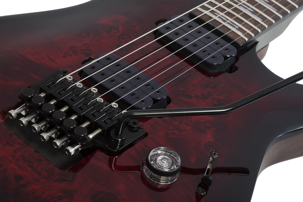 Schecter Omen Elite-6 FR Electric Guitar - Black Cherry Burst