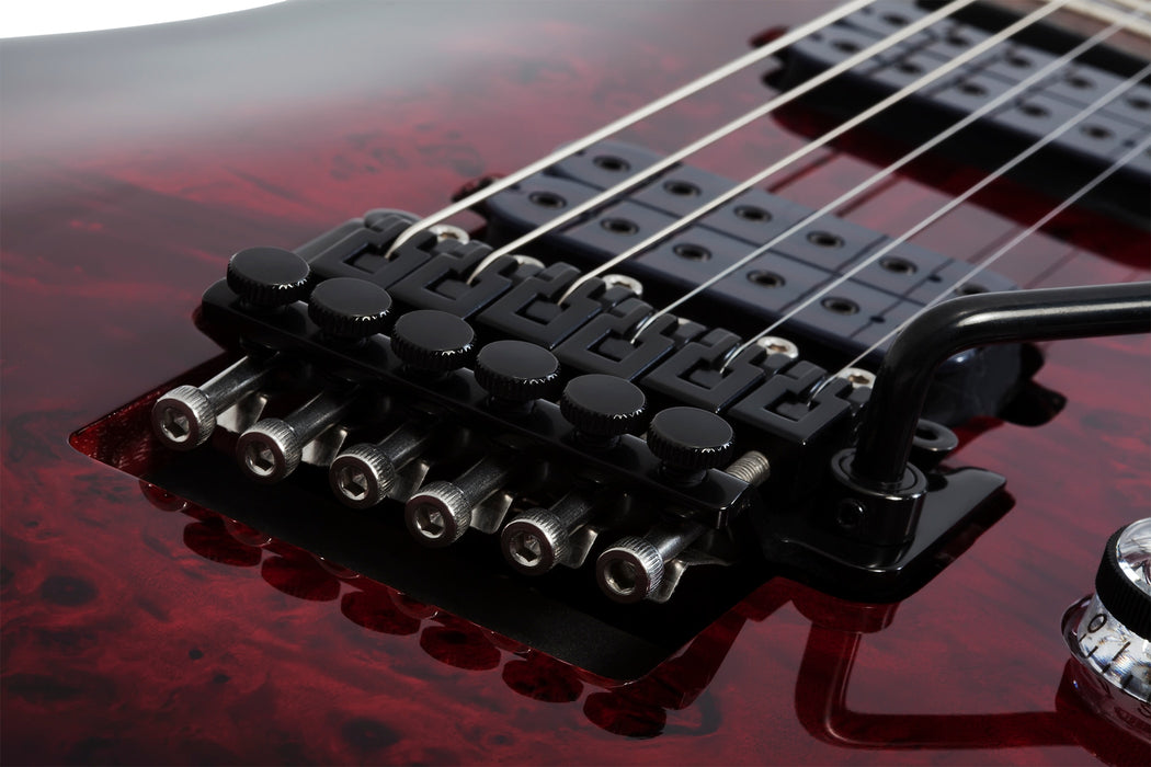 Schecter Omen Elite-6 FR Electric Guitar - Black Cherry Burst