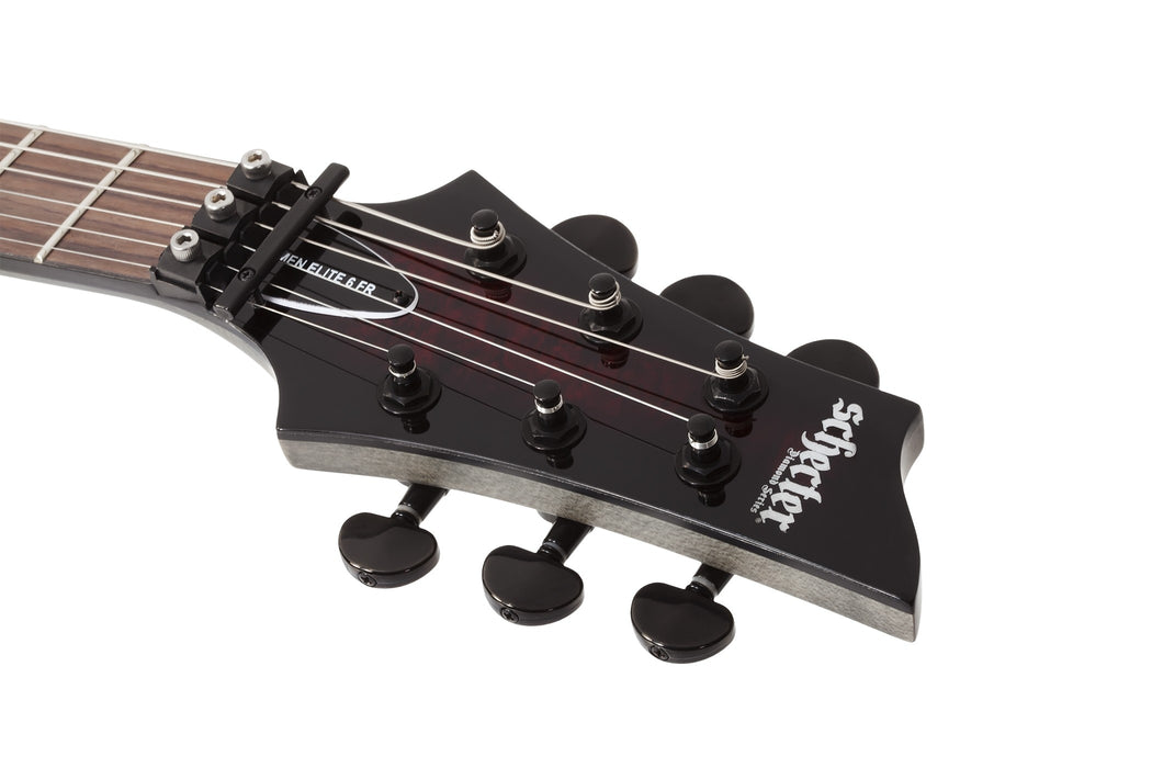 Schecter Omen Elite-6 FR Electric Guitar - Black Cherry Burst
