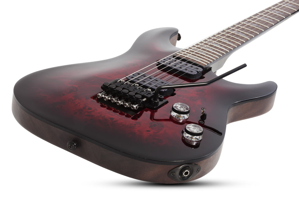 Schecter Omen Elite-6 FR Electric Guitar - Black Cherry Burst