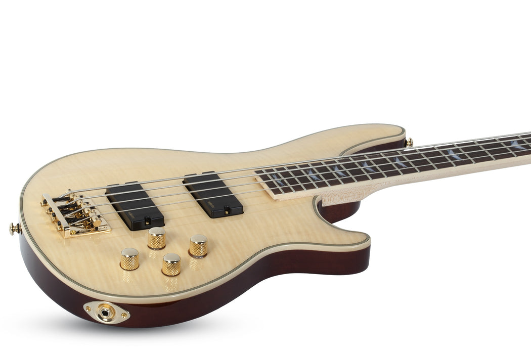 Schecter Omen Extreme-4 Electric Bass Guitar - Gloss Natural