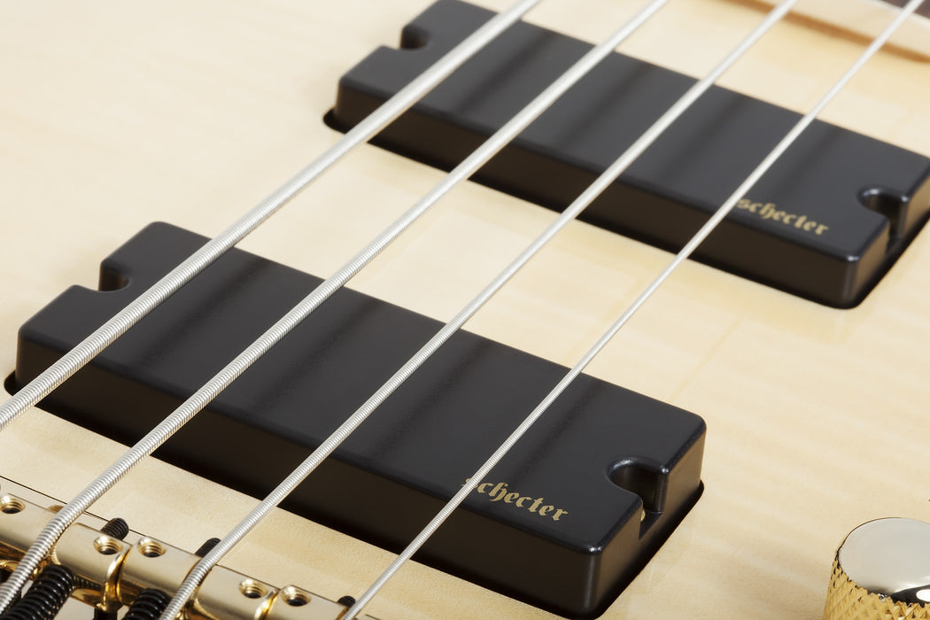 Schecter Omen Extreme-4 Electric Bass Guitar - Gloss Natural