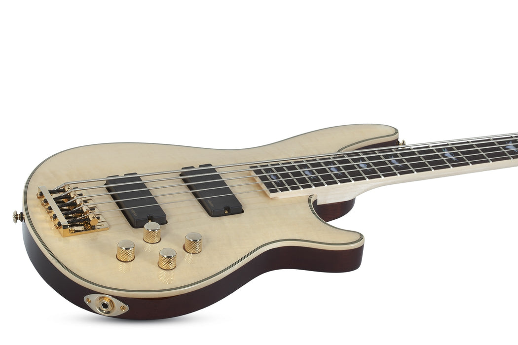 Schecter Omen Extreme-5 Electric Bass Guitar - Gloss Natural