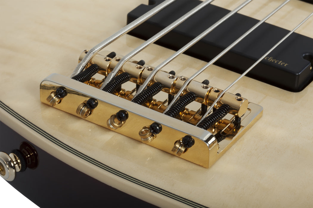 Schecter Omen Extreme-5 Electric Bass Guitar - Gloss Natural