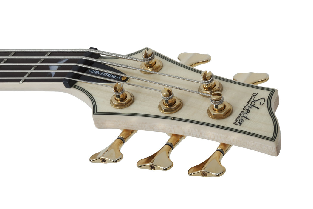 Schecter Omen Extreme-5 Electric Bass Guitar - Gloss Natural