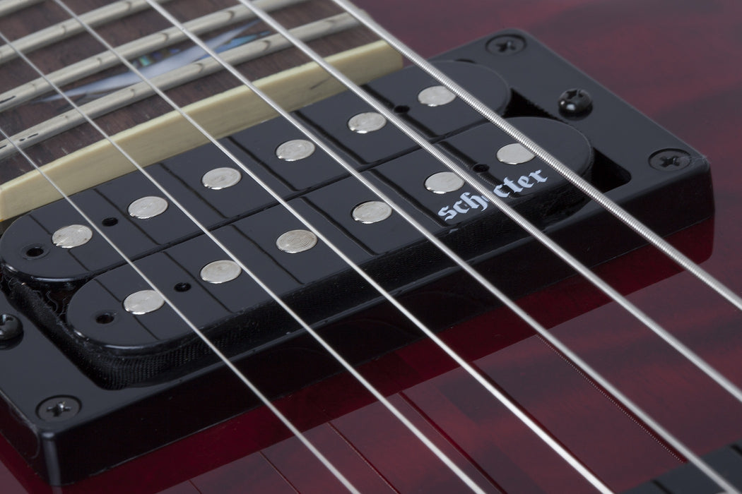 Schecter Omen Extreme-6 Left-Handed Electric Guitar - Black Cherry