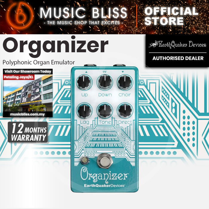 EarthQuaker Devices Organizer V2 Polyphonic Organ Emulator Pedal