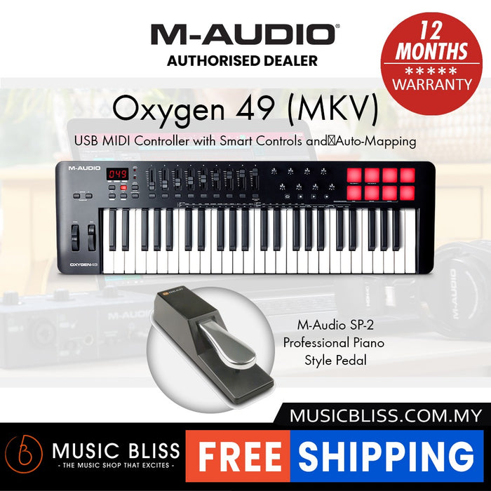 M-Audio Oxygen 49 MKV 49-key MIDI Controller Keyboard