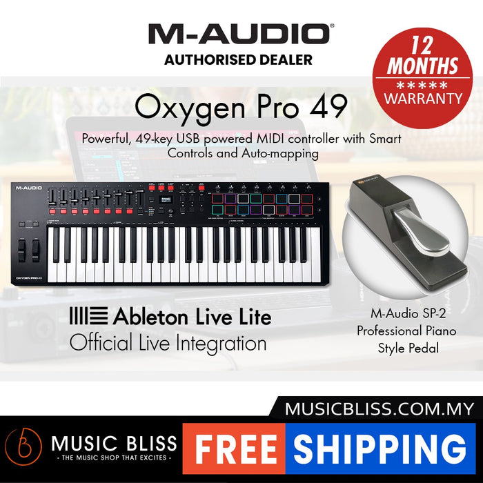 M-Audio Oxygen Pro 49 49-key MIDI Controller Keyboard