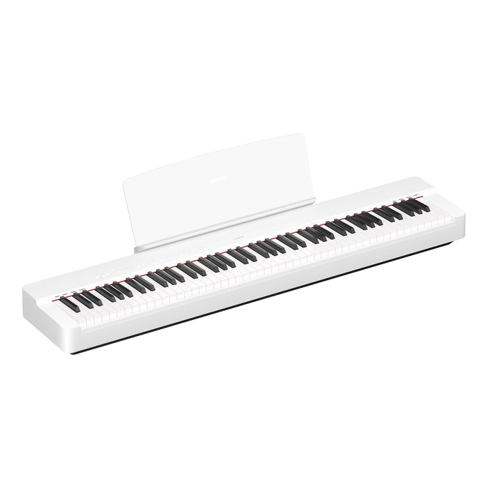 Yamaha P-225 88-Keys Digital Piano 10 in 1 Performing Package - White - Music Bliss Malaysia