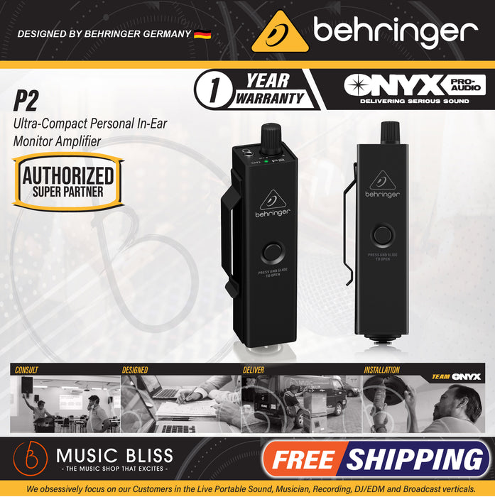 Behringer POWERPLAY P2 Ultra-Compact Personal in-Ear Monitor