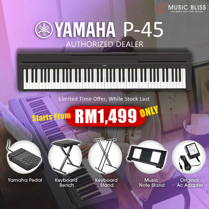 Yamaha P-45 88-Keys Digital Piano