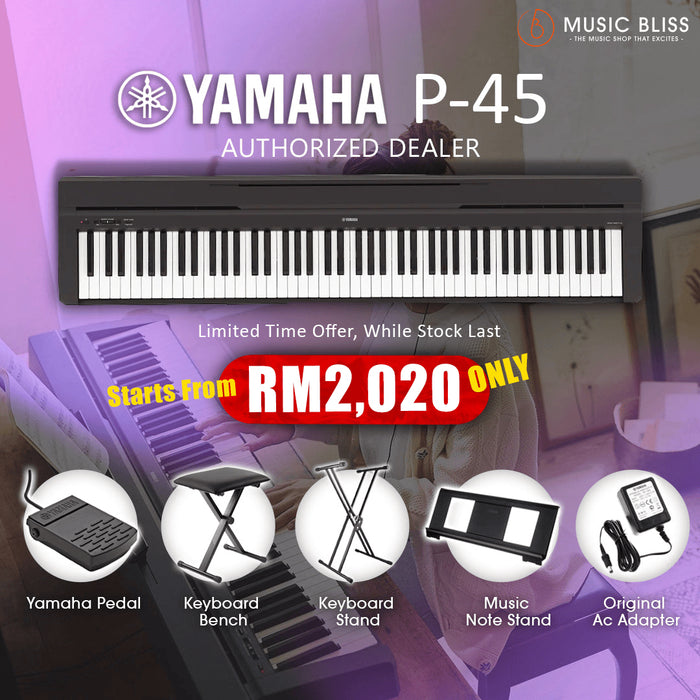 Yamaha P-45 88-Keys Digital Piano