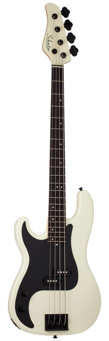 Schecter P-4  Left-Handed Electric Bass Guitar - Ivory