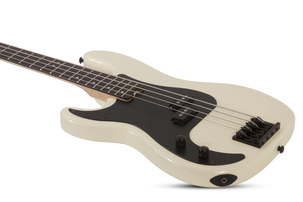 Schecter P-4  Left-Handed Electric Bass Guitar - Ivory