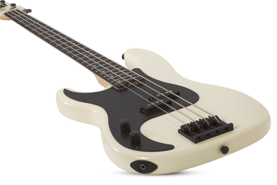 Schecter P-4  Left-Handed Electric Bass Guitar - Ivory