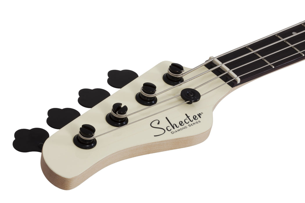 Schecter P-4  Left-Handed Electric Bass Guitar - Ivory