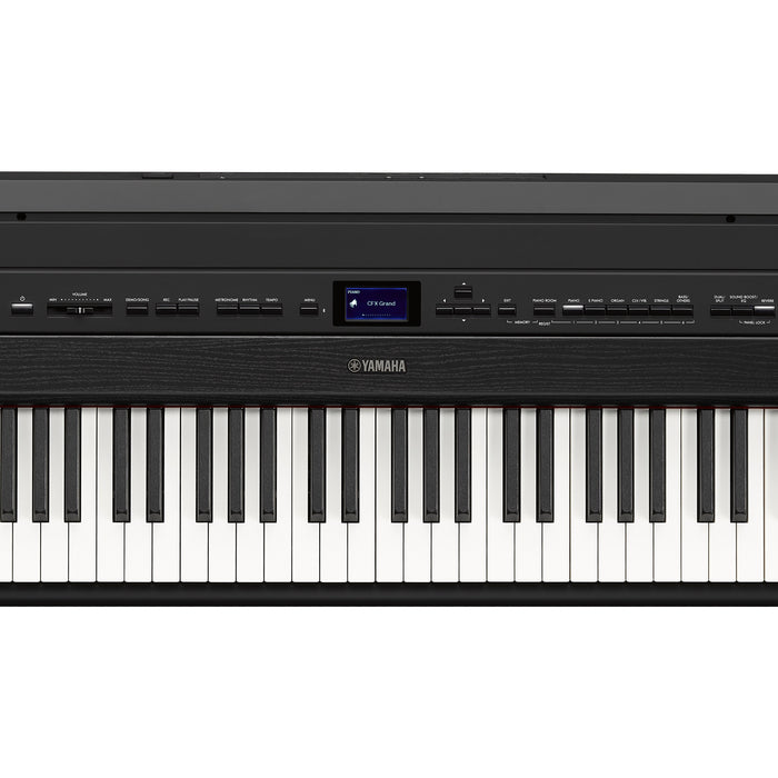 Yamaha P-525 88-Keys Digital Piano with Original Adapter - Black