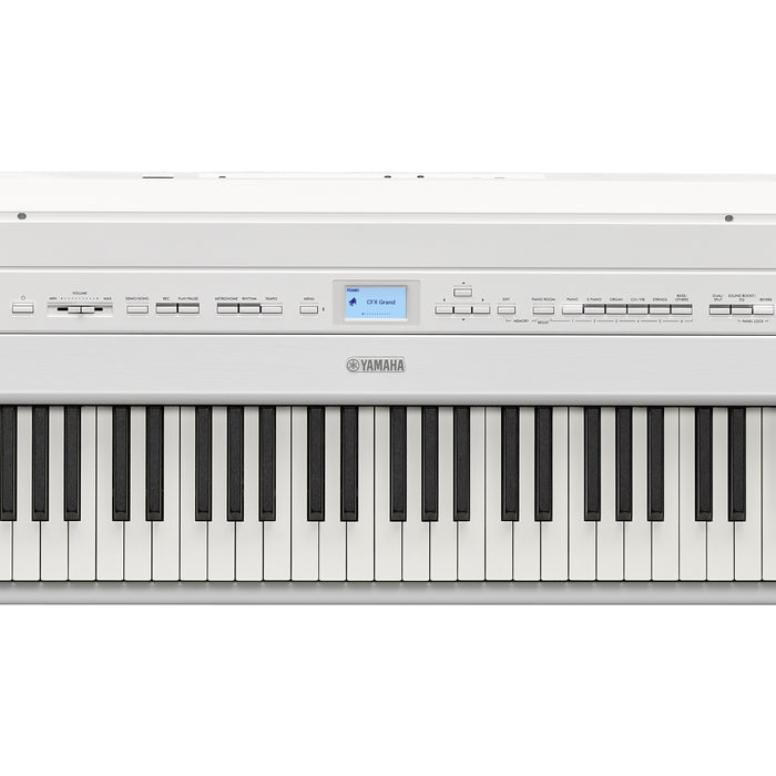 Yamaha P-525 88-Keys Digital Piano with Original Adapter - White