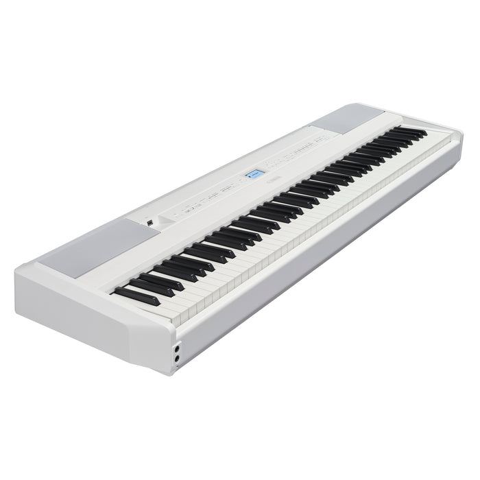 Yamaha P-525 88-Keys Digital Piano with Original Adapter - White