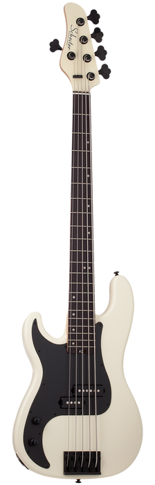 Schecter P-5  Left-Handed Electric Bass Guitar - Ivory