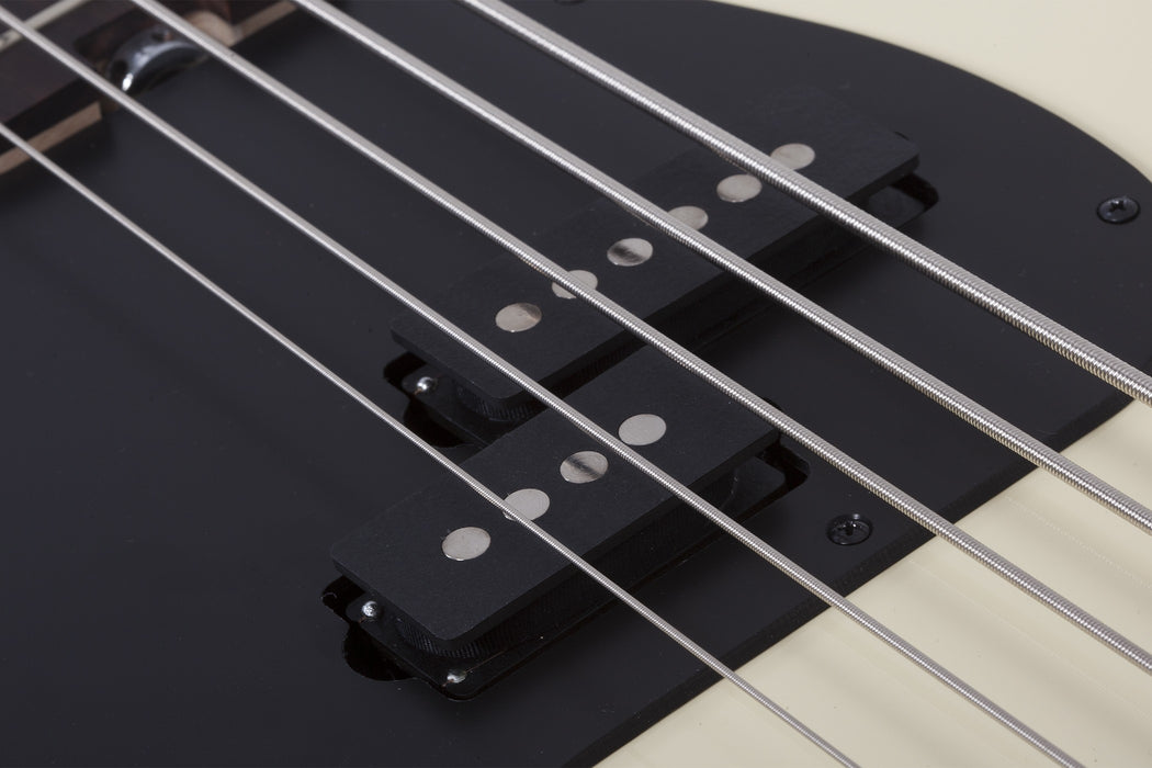 Schecter P-5  Left-Handed Electric Bass Guitar - Ivory