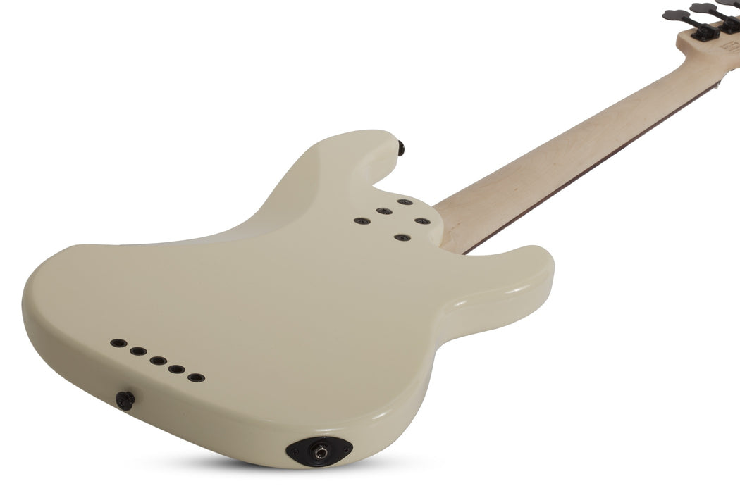 Schecter P-5  Left-Handed Electric Bass Guitar - Ivory