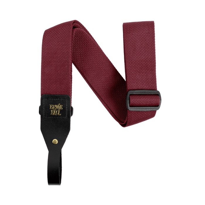 Ernie Ball 5367 Polypro Acoustic Guitar Strap - Burgundy