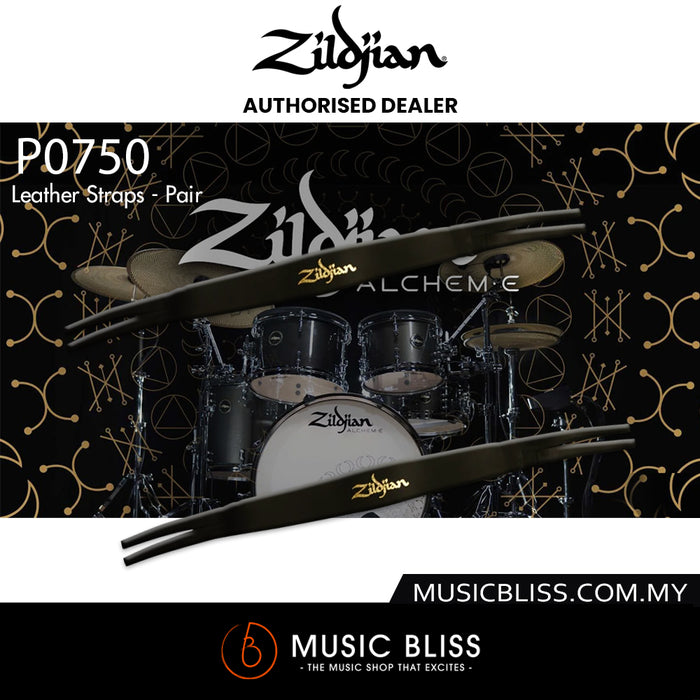 Zildjian Premium Leather Cymbal Straps - Pair