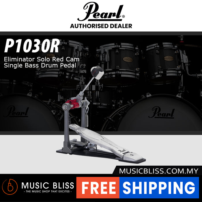Pearl Eliminator Solo Red Cam Single Bass Drum Pedal