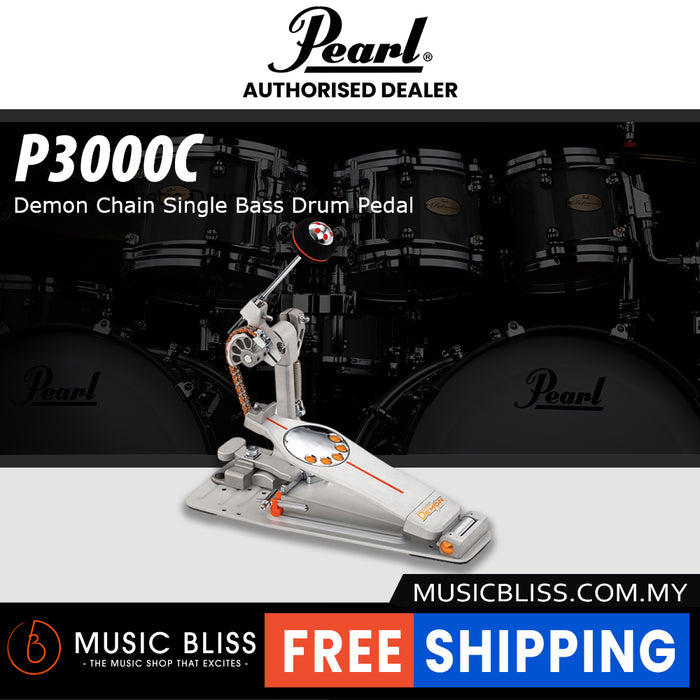 Pearl P3000C Demon Chain Single Bass Drum Pedal
