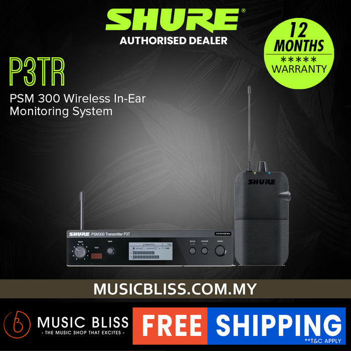 Shure P3TR PSM 300 Wireless In-Ear Monitoring System