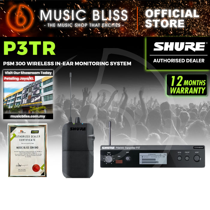 Shure P3TR PSM 300 Wireless In-Ear Monitoring System