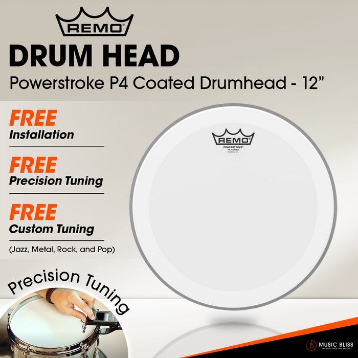Remo Powerstroke P4 Coated Drumhead - 12"
