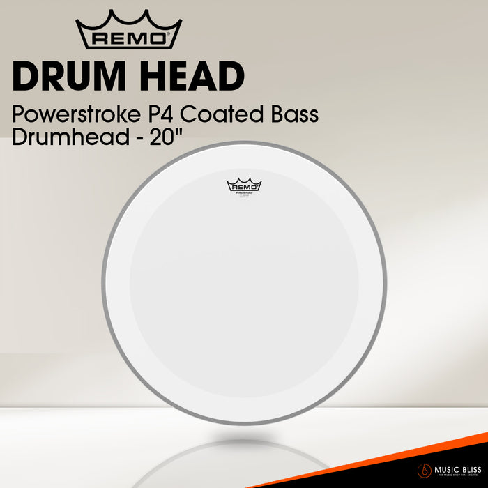 Remo Powerstroke P4 Coated Bass Drumhead - 20"