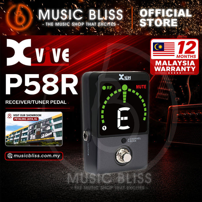 Xvive P58R 5.8GHz Digital Guitar Pedal Wireless System - Receiver Only
