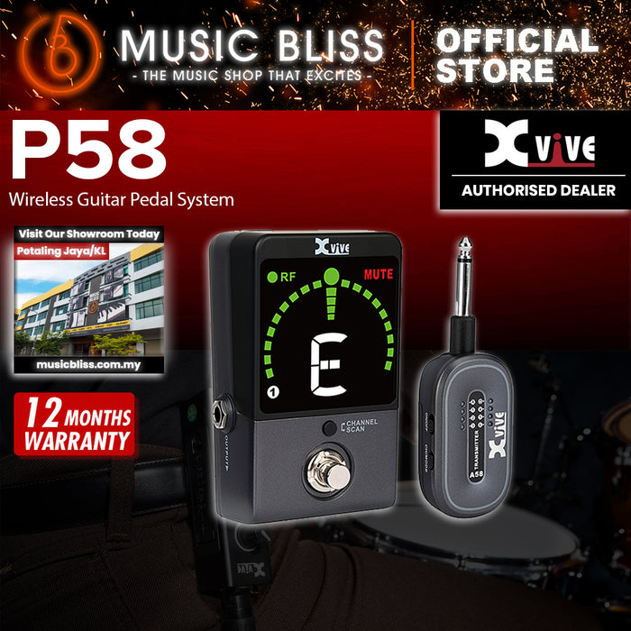 Xvive P58 5.8GHZ Digital Guitar Pedal Wireless System